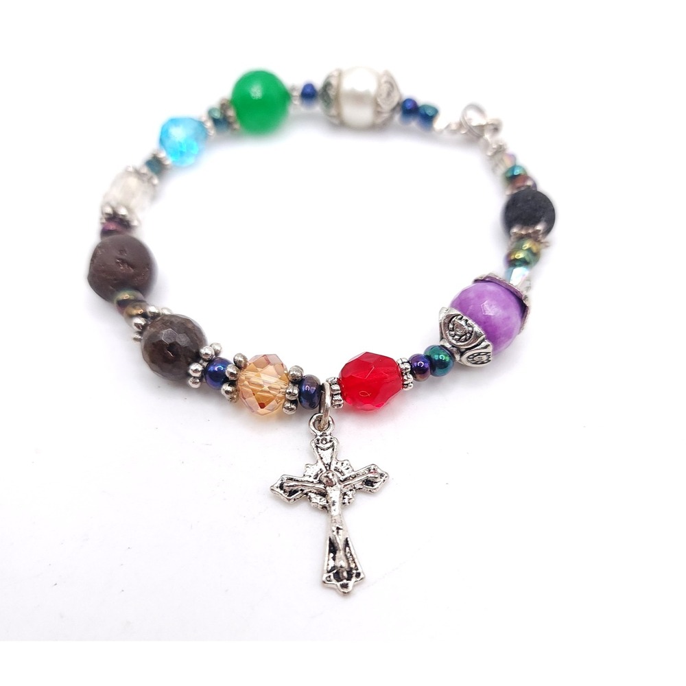 Greatest Story Ever Told Cross Bracelet - Picture 2 of 4